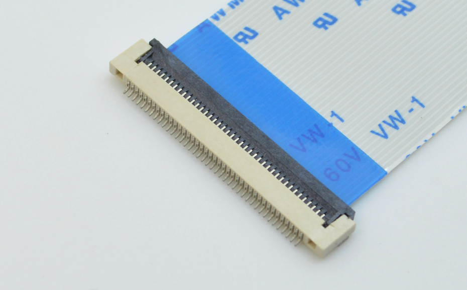 ffc/fpc連接器 排線插座 接插件 54pin 54p 0.5mm間距 後翻蓋式2H,午夜福利在线播放