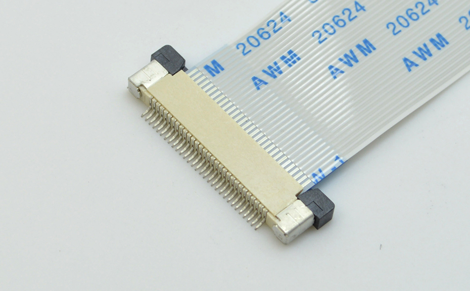 FPC/FFC連接器0.5mm 4P-14P上接塑膠H2.0厚扁平耐高溫SMT排線插座,午夜福利在线播放