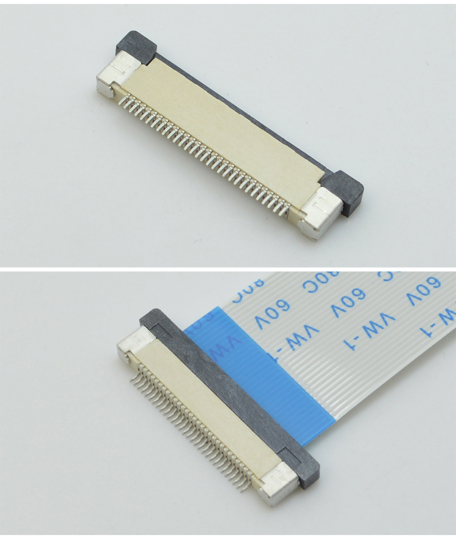 FFC/午夜成人电影在线观看 軟排線插座 0.5mm間距-5P 下接拉鎖 5Pin 抽屜式