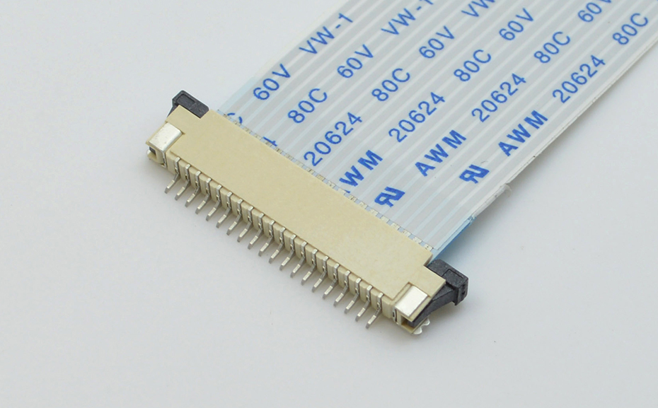 FFC軟排線接插件 午夜成人电影在线观看 間距1.0MM-16p 上接拉鎖