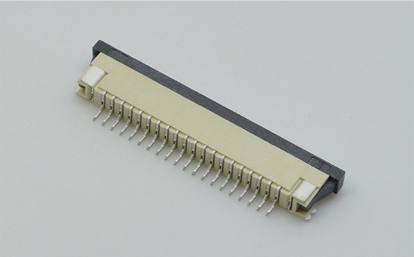 FPC插座，FFC軟排線連接器,FFC接插件1.0間距26P下接抽屜式