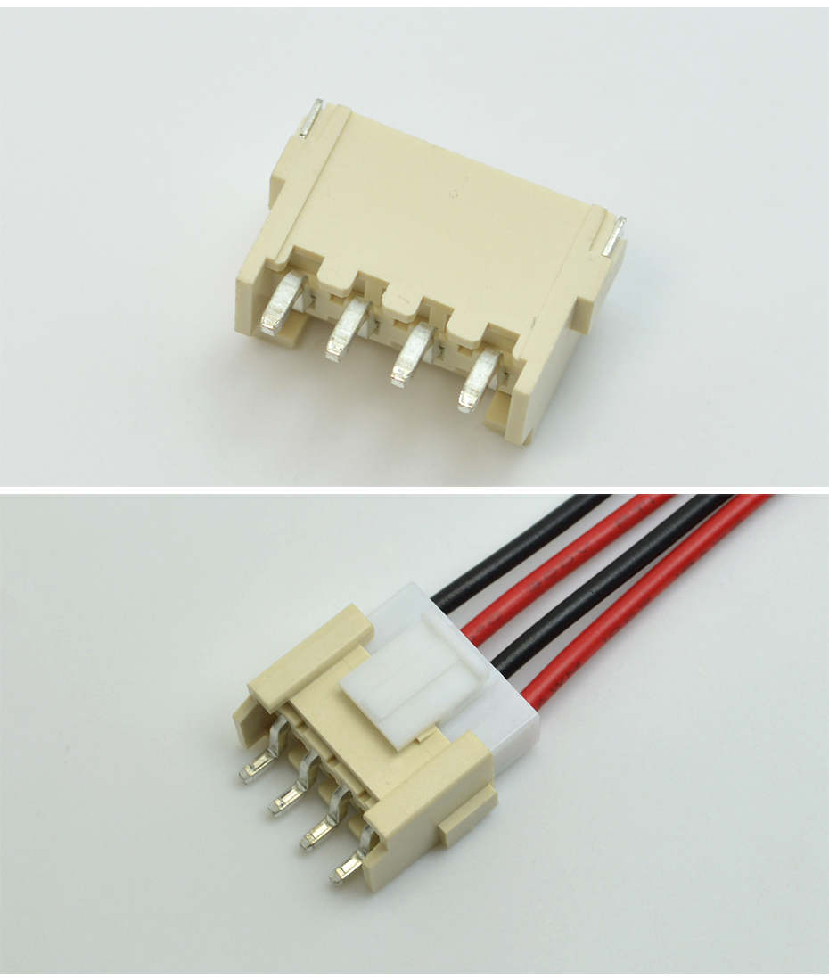 VH3.96-2P臥貼針座PCB板SMT插座 連接器3.96mm 表麵貼片座