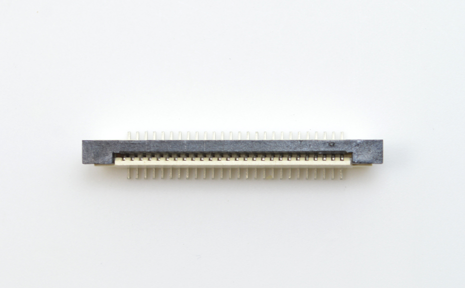 接插件FFC/午夜成人电影在线观看 1.0MM 32P 一字腳 立貼帶鎖 扁平電纜連接器