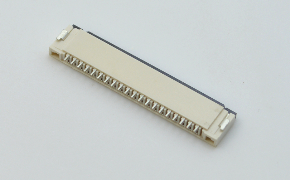 FFC/FPC插座 軟排線接插件 午夜成人电影在线观看 間距1.0mm 26P 下接翻蓋式