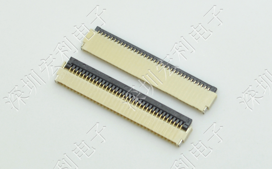 午夜成人电影在线观看 軟排線扁平電纜插座 間距0.5mm 40P H1.0後鎖式臥貼片