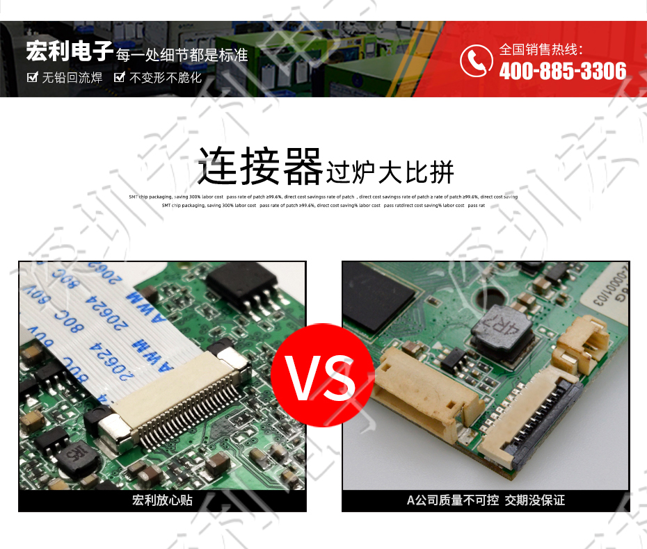 午夜成人电影在线观看 間距0.5mm 高H1.0 24P下接翻蓋 SMT耐高溫貼片連接器