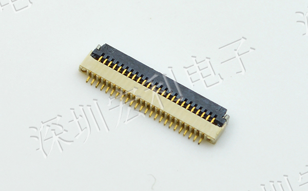 午夜成人电影在线观看 間距0.5mm 高H1.0 40P下接翻蓋 SMT耐高溫貼片連接器