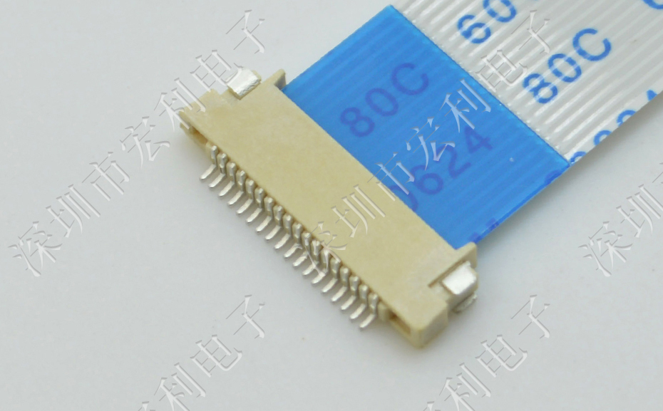 FFC/午夜成人电影在线观看 間距0.5mm H1.5 13P雙麵接觸貼片接插件 SMT排插座