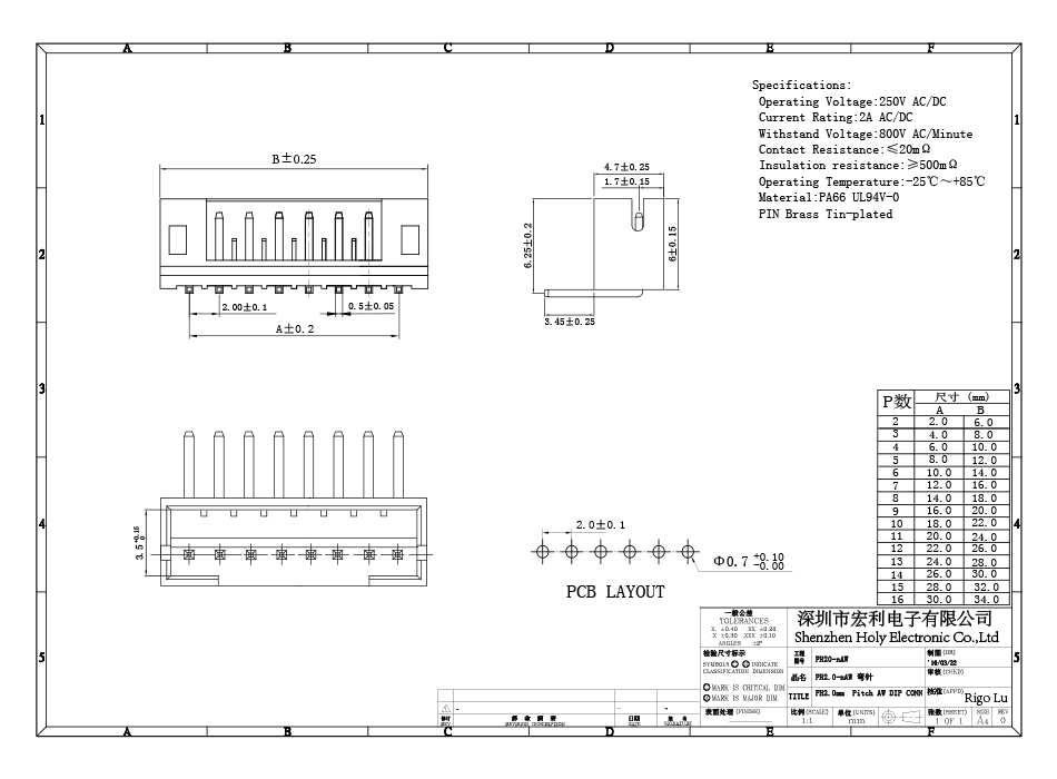 PH2.0-12P彎針插座彎腳座彎針座2.0MM間距接插件連接器,午夜福利在线播放