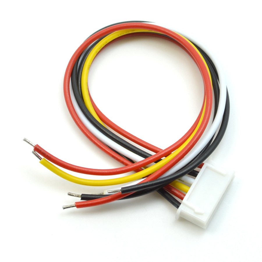 深圳零售電子產品連接線XH2.54mm-4P單頭彩排線長15CM成人午夜激情视频線束,午夜福利在线播放