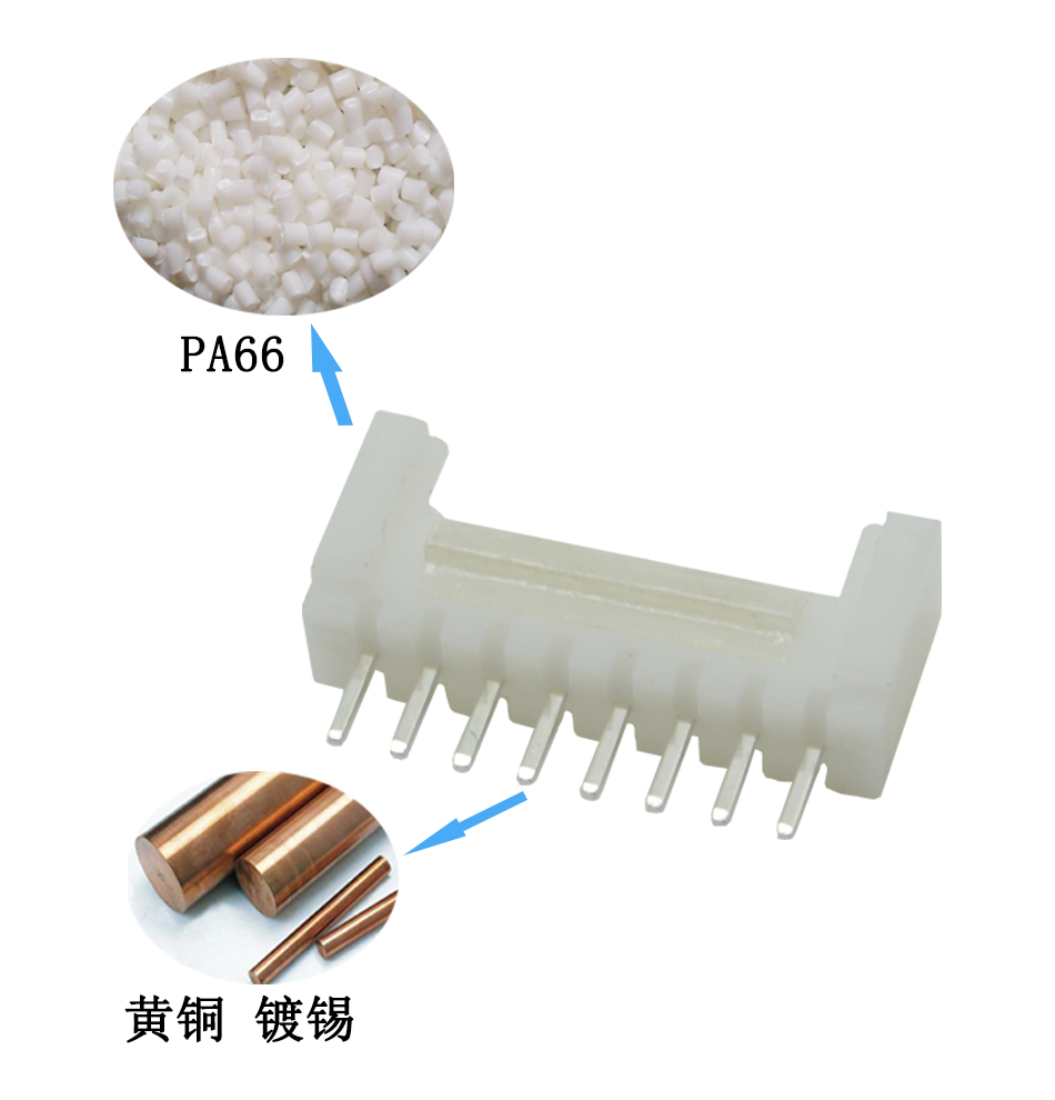 HY2.0-2A 2.0MM間距2P帶扣直插針座 立式插件直針 DIP後焊式180度,午夜福利在线播放