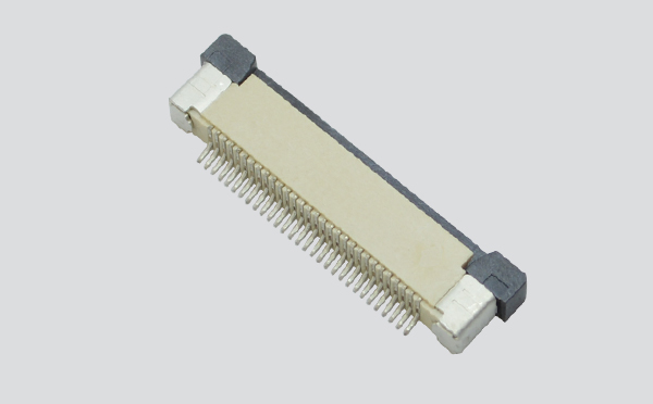 ffc/fpc排線座37pin抽屜式上接觸0.5間距 H2.0厚PCB板貼片插座,午夜福利在线播放
